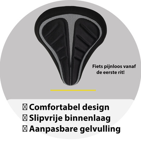 Discountershop 2x Durable Bicycle Saddle Cover made of Black Polyester - Protection for Bicycle Saddles - 29x20x2.5 cm Discountershop 2x Durable Bicycle Saddle Cover made of Black Polyester - Protection for Bicycle Saddles - 29x20x2.5 cm
