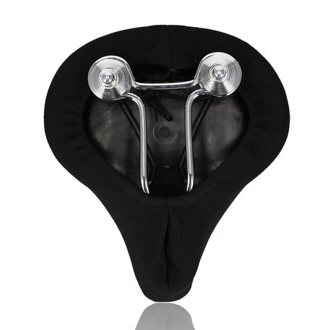 Discountershop 2x Durable Bicycle Saddle Cover made of Black Polyester - Protection for Bicycle Saddles - 29x20x2.5 cm Discountershop 2x Durable Bicycle Saddle Cover made of Black Polyester - Protection for Bicycle Saddles - 29x20x2.5 cm