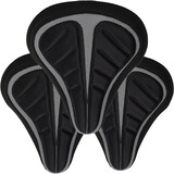 Discountershop 3x Durable Bicycle Saddle Cover made of Black Polyester - Protection for Bicycle Saddles - 29x20x2.5 cm Discountershop 3x Durable Bicycle Saddle Cover made of Black Polyester - Protection for Bicycle Saddles - 29x20x2.5 cm