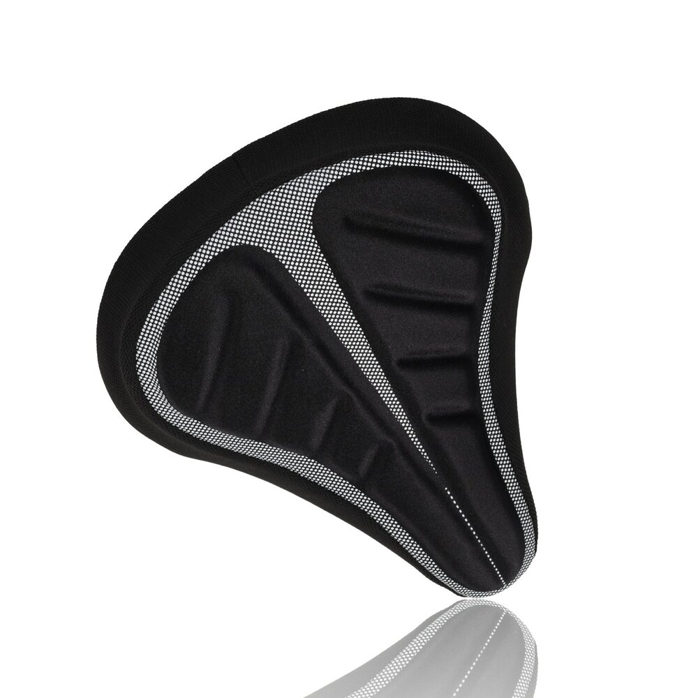 Discountershop 4x Durable Bicycle Saddle Cover made of Black Polyester - Protection for Bicycle Saddles - 29x20x2.5 cm Discountershop 4x Durable Bicycle Saddle Cover made of Black Polyester - Protection for Bicycle Saddles - 29x20x2.5 cm