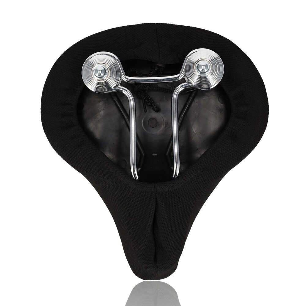 Discountershop Zadelhoes Fiets 4 stuks- Universele Gel Fietszadelhoes - Zwart Polyester - 23x29x8.5cm - Fietszadel Accessoire voor Heren & Dames - Geschikt voor Brede Zadels Discountershop Zadelhoes Fiets 4 stuks- Universele Gel Fietszadelhoes - Zwart Polyester - 23x29x8.5cm - Fietszadel Accessoire voor Heren & Dames - Geschikt voor Brede Zadels