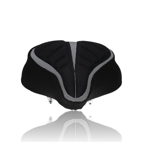 Discountershop 4x Durable Bicycle Saddle Cover made of Black Polyester - Protection for Bicycle Saddles - 29x20x2.5 cm Discountershop 4x Durable Bicycle Saddle Cover made of Black Polyester - Protection for Bicycle Saddles - 29x20x2.5 cm