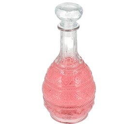 Discountershop Crystal Decanters 1 L - Crystal Decanter 1 Liter - Glass Decanter for Wine, Whiskey, Liquor, Bourbon, Vodka & More