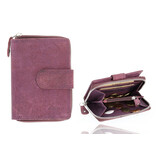 4 East Unisex Leather Wallet - Purple Pure Leather with Zipper - RFID Anti-Skim - 7 Card Slots, Bill Compartment & Coin Pocket - Perfect Christmas Gift - 13.5x10cm 4 East Unisex Leather Wallet - Purple Pure Leather with Zipper - RFID Anti-Skim - 7 Card Slots, Bill Compartment & Coin Pocket - Perfect Christmas Gift - 13.5x10cm