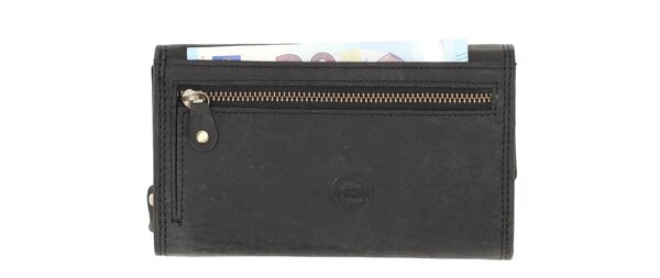 4 East Horeca Portemonnee - Compacte Horeca Portefeuille voor Heren & Dames - Kelnersbeurs met RFID Bescherming -Buffelleer Zwart - 14 Kaartsleuven, 4 Briefgeldvakken- Muntvak met Rits 4 East Horeca Portemonnee - Compacte Horeca Portefeuille voor Heren & Dames - Kelnersbeurs met RFID Bescherming -Buffelleer Zwart - 14 Kaartsleuven, 4 Briefgeldvakken- Muntvak met Rits