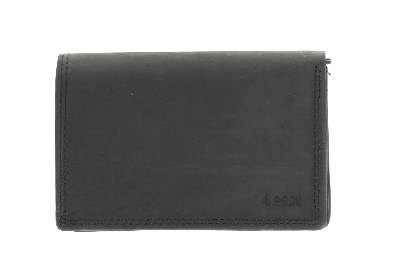 4 East RFID Wallet | Buffalo leather | 14 Passes | Coin compartment | Press studs | Buffalo leather | Money Exchange | 8.5x12.5x3cm 4 East RFID Wallet | Buffalo leather | 14 Passes | Coin compartment | Press studs | Buffalo leather | Money Exchange | 8.5x12.5x3cm