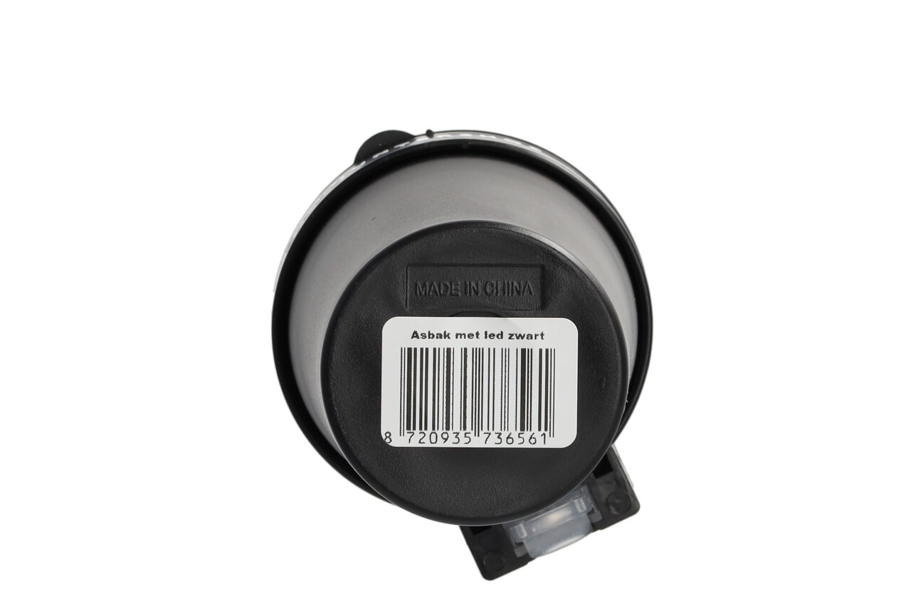 Merkloos Odorless Car Ashtray with LED lighting incl BATTERY - Black Merkloos Odorless Car Ashtray with LED lighting incl BATTERY - Black