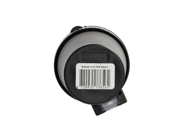 Merkloos Odorless Car Ashtray with LED lighting incl BATTERY - Black Merkloos Odorless Car Ashtray with LED lighting incl BATTERY - Black