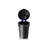 Merkloos Car Ashtray / Odorless Car Ashtray / With LED lighting / incl "FREE BATTERY" -Black Merkloos Car Ashtray / Odorless Car Ashtray / With LED lighting / incl "FREE BATTERY" -Black