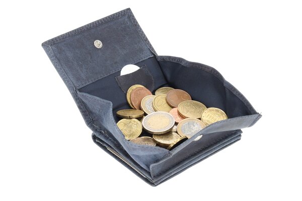 4 East Navy Blue Genuine Leather Crossbody and Shoulder Bag with Credit Card Holder - 2 Pockets, 1 Coin Pocket, 6 Credit Card Pockets for optimal organization