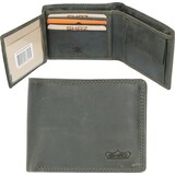 4 East Leren Portemonnee Unisex Olijfgroen - Compact, Duurzaam en Functioneel - 11cm x 9cm x 2cm - Veelzijdige Opbergruimte