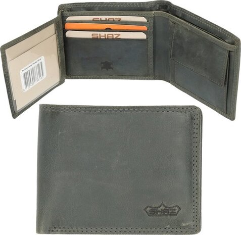 4 East Leren Portemonnee Unisex Olijfgroen - Compact, Duurzaam en Functioneel - 11cm x 9cm x 2cm - Veelzijdige Opbergruimte 4 East Leren Portemonnee Unisex Olijfgroen - Compact, Duurzaam en Functioneel - 11cm x 9cm x 2cm - Veelzijdige Opbergruimte