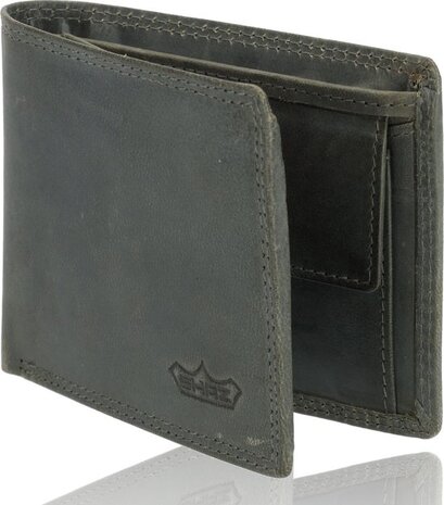 4 East Leren Portemonnee Unisex Olijfgroen - Compact, Duurzaam en Functioneel - 11cm x 9cm x 2cm - Veelzijdige Opbergruimte 4 East Leren Portemonnee Unisex Olijfgroen - Compact, Duurzaam en Functioneel - 11cm x 9cm x 2cm - Veelzijdige Opbergruimte