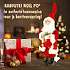 Discountershop Santa Claus Figurine - Height 45 cm - Red Christmas Decorations Online - Use in Christmas or Sinterklaas