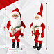 Discountershop Santa Claus Figurine - Height 45 cm - Red Christmas Decorations Online - Use in Christmas or Sinterklaas