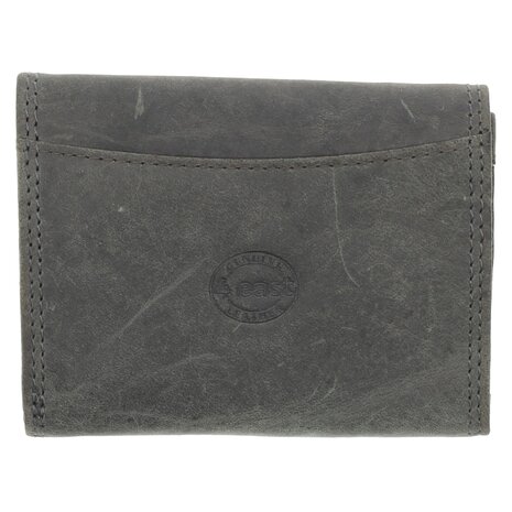 4 East Leather Mini Wallet with RFID | Unisex Small Purse for Men & Women, with 4 Card Slots, Coin Pocket, & Bill Compartment | Perfect Christmas Gift in Grey - 10.5x8.5x2.5 cm 4 East Leather Mini Wallet with RFID | Unisex Small Purse for Men & Women, with 4 Card Slots, Coin Pocket, & Bill Compartment | Perfect Christmas Gift in Grey - 10.5x8.5x2.5 cm