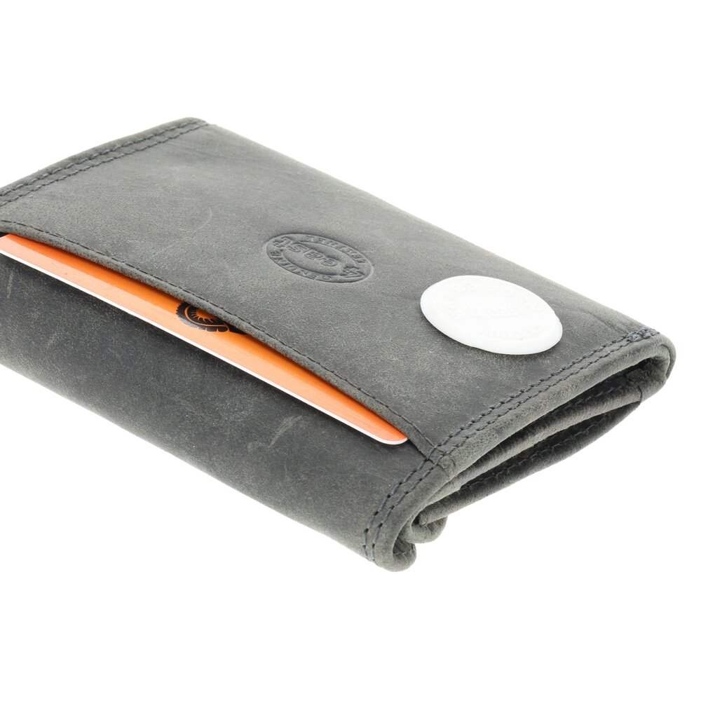 4 East Leather Mini Wallet with RFID | Unisex Small Purse for Men & Women, with 4 Card Slots, Coin Pocket, & Bill Compartment | Perfect Christmas Gift in Grey - 10.5x8.5x2.5 cm 4 East Leather Mini Wallet with RFID | Unisex Small Purse for Men & Women, with 4 Card Slots, Coin Pocket, & Bill Compartment | Perfect Christmas Gift in Grey - 10.5x8.5x2.5 cm