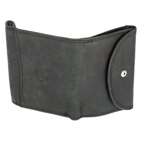 4 East Mini Wallet Leather with RFID | Portable Unisex Small Purse for Men & Women | 4 Card Slots, Coin Pocket, & 2 Bill Compartment | Black - 10.5x8.5x2.5 cm 4 East Mini Wallet Leather with RFID | Portable Unisex Small Purse for Men & Women | 4 Card Slots, Coin Pocket, & 2 Bill Compartment | Black - 10.5x8.5x2.5 cm