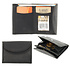 Mini Wallet Leather with RFID | Portable Unisex Small Purse for Men & Women | 4 Card Slots, Coin Pocket, & 2 Bill Compartment | Black - 10.5x8.5x2.5 cm Mini Wallet Leather with RFID | Portable Unisex Small Purse for Men & Women | 4 Card Slots, Coin Pocket, & 2 Bill Compartment | Black - 10.5x8.5x2.5 cm