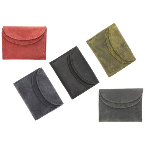 4 East Mini Wallet Leather with RFID | Portable Unisex Small Purse for Men & Women | 4 Card Slots, Coin Pocket, & 2 Bill Compartment | Black - 10.5x8.5x2.5 cm 4 East Mini Wallet Leather with RFID | Portable Unisex Small Purse for Men & Women | 4 Card Slots, Coin Pocket, & 2 Bill Compartment | Black - 10.5x8.5x2.5 cm