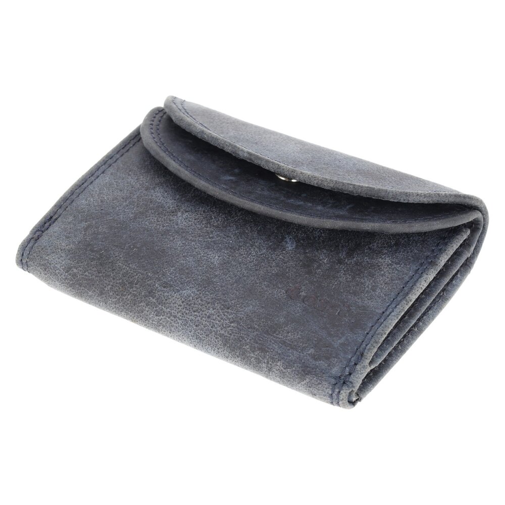 4 East Small Wallet with RFID | Portable Navy Leather Wallet for Men & Women | 4 Card Slots, Coin Pocket, & 2 Bill Compartment | 10.5x8.5x2.5 cm 4 East Small Wallet with RFID | Portable Navy Leather Wallet for Men & Women | 4 Card Slots, Coin Pocket, & 2 Bill Compartment | 10.5x8.5x2.5 cm