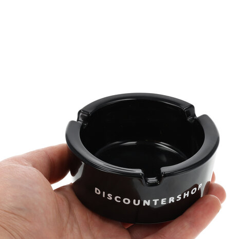 Discountershop Black Glass Ashtrays 8.5cm - Set of 6 | Heat-Resistant Art Deco Cigarette Ash Tray for Odor Control – Smoking Accessories for Men Discountershop Black Glass Ashtrays 8.5cm - Set of 6 | Heat-Resistant Art Deco Cigarette Ash Tray for Odor Control – Smoking Accessories for Men