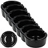Black Glass Ashtrays 8.5cm - Set of 7 | Heat-Resistant Glass | Cigarette Ash Tray for Odor Control | Art Deco Smoking Accessories for Men Black Glass Ashtrays 8.5cm - Set of 7 | Heat-Resistant Glass | Cigarette Ash Tray for Odor Control | Art Deco Smoking Accessories for Men