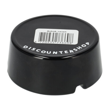Discountershop Horeca Asbak van Glas - Dia 8.5cm Rond - Zwart | Set van 7 | Asbak voor Binnen & Buiten | Essentieel Rookwaren Discountershop Horeca Asbak van Glas - Dia 8.5cm Rond - Zwart | Set van 7 | Asbak voor Binnen & Buiten | Essentieel Rookwaren