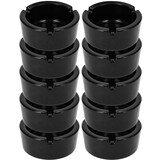 Discountershop Set of 10 Glass Ashtrays 8.5cm Diameter – Stylish Art Deco Design   Perfect for Bars, Hotels, Cafes, and Small Restaurants Discountershop Set of 10 Glass Ashtrays 8.5cm Diameter – Stylish Art Deco Design   Perfect for Bars, Hotels, Cafes, and Small Restaurants