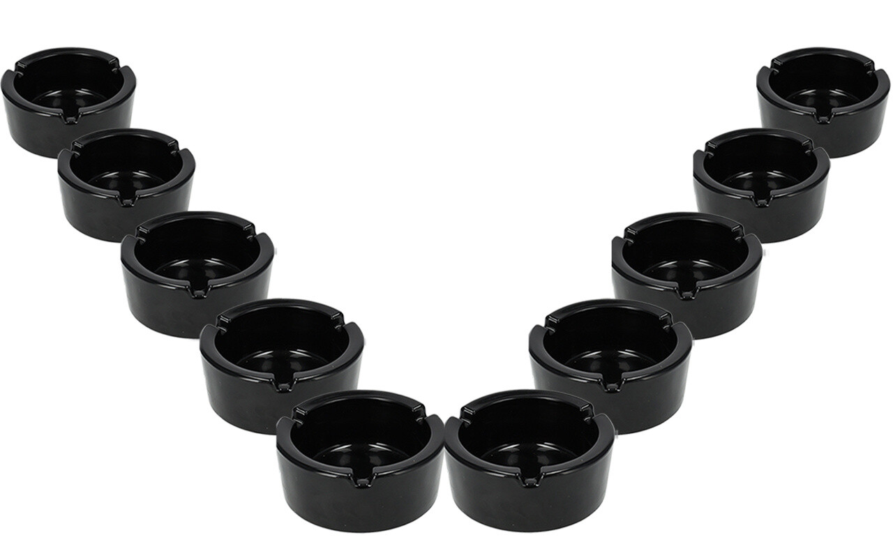 Discountershop Set of 10 Glass Ashtrays 8.5cm Diameter – Stylish Art Deco Design   Perfect for Bars, Hotels, Cafes, and Small Restaurants Discountershop Set of 10 Glass Ashtrays 8.5cm Diameter – Stylish Art Deco Design   Perfect for Bars, Hotels, Cafes, and Small Restaurants