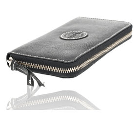 4 East Women's Leather Zip Around Wallet | RFID Protection | Genuine Top-Grain Leather Ladies Wallet with 12 Card Slots | Perfect Gift for Women | 20x10x2.5cm 4 East Women's Leather Zip Around Wallet | RFID Protection | Genuine Top-Grain Leather Ladies Wallet with 12 Card Slots | Perfect Gift for Women | 20x10x2.5cm