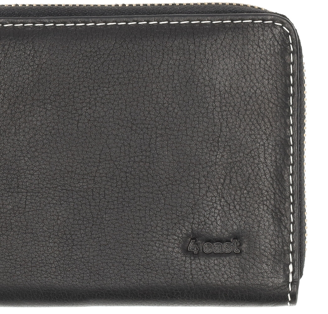 4 East Zwarte Dames Portemonnee Met Rits | Leren Portemonnee met RFID - 12 Pasjeshouders, Briefgeld & Muntvak | 20x10x2.5cm | | Beste Portemonnee als Cadeautjes 4 East Zwarte Dames Portemonnee Met Rits | Leren Portemonnee met RFID - 12 Pasjeshouders, Briefgeld & Muntvak | 20x10x2.5cm | | Beste Portemonnee als Cadeautjes