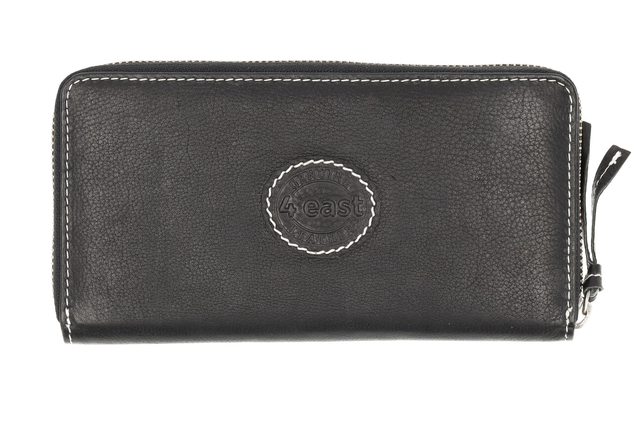 4 East  Women's Leather Zip Around Wallet | RFID Protection | Genuine Top-Grain Leather Ladies Wallet with 12 Card Slots | Perfect Gift for Women | 20x10x2.5cm 4 East  Women's Leather Zip Around Wallet | RFID Protection | Genuine Top-Grain Leather Ladies Wallet with 12 Card Slots | Perfect Gift for Women | 20x10x2.5cm