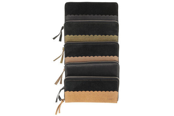 4 East Beste Portemonnee Dames Met Rits | Anti-Skim | Leren Portemonnee veel pasjes | 20x10x2.5cm | 12 pasjeshouders, Briefgeld & Muntvak | Ideaal Kerstcadeau