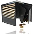 Pure Leather Wallet with Coin Pocket - RFID Technology - 4East Black Men's Wallet with 14 Creditcard Slots Pure Leather Wallet with Coin Pocket - RFID Technology - 4East Black Men's Wallet with 14 Creditcard Slots