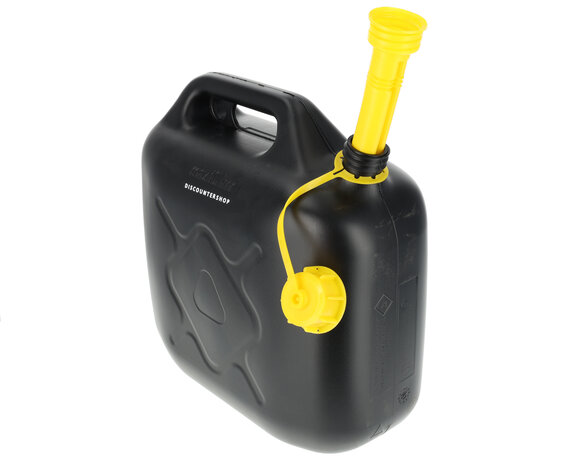 Discountershop Jerrycan met Kraan - Set van 2 | Zwart/Geel | Jerrycan Benzine met Trechter 10 Liter | Ideaal voor Kamperen & Outdoor | UN-gecertificeerd Essentieel Autoaccessoires Discountershop Jerrycan met Kraan - Set van 2 | Zwart/Geel | Jerrycan Benzine met Trechter 10 Liter | Ideaal voor Kamperen & Outdoor | UN-gecertificeerd Essentieel Autoaccessoires