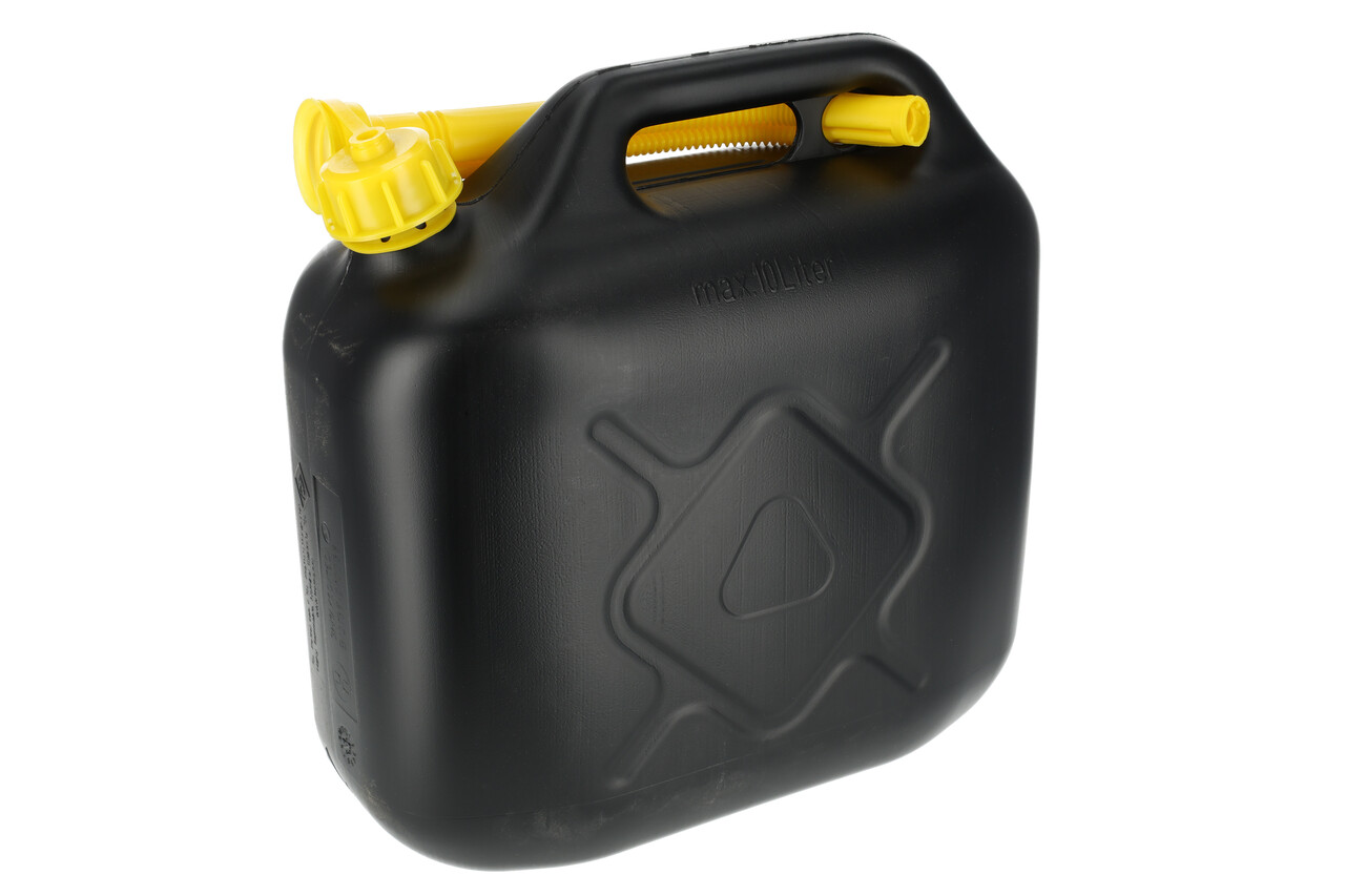 Discountershop Plastic Jerrycan 10 Liter each – Set of 2 | Black/Yellow | UN Certified Plastic Fuel Jerry Can for Diesel & Petrol | Can be used for Bike, Outdoor & Car Discountershop Plastic Jerrycan 10 Liter each – Set of 2 | Black/Yellow | UN Certified Plastic Fuel Jerry Can for Diesel & Petrol | Can be used for Bike, Outdoor & Car