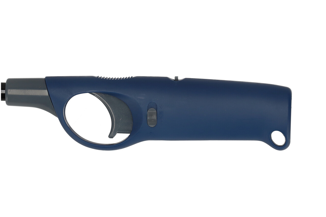 Discountershop Elektrische aansteker incl. navulling | set van 2 in blauw | 25.5cm lengte | navulbare gasaansteker voor kaarsen, kamperen & meer