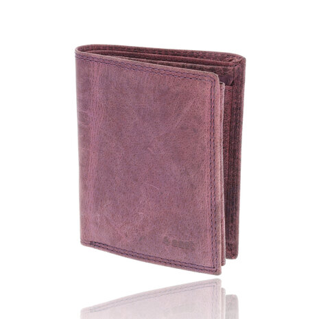 4 East Leather Wallet for Men with Coin Pocket | 8 Credit Card Slots & Hidden Pockets | Mens Wallet with RFID In Genuine Leather – Billfold - Purple | 11X9X2cm 4 East Leather Wallet for Men with Coin Pocket | 8 Credit Card Slots & Hidden Pockets | Mens Wallet with RFID In Genuine Leather – Billfold - Purple | 11X9X2cm
