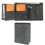 4 East Unisex Leather Wallet with RFID Protection | 8 Card Slots, Coin Pocket & Hidden Pockets | Genuine Leather Billfold - Grey | 11X9X2cm | Ideal Gift for Him and Her 4 East Unisex Leather Wallet with RFID Protection | 8 Card Slots, Coin Pocket & Hidden Pockets | Genuine Leather Billfold - Grey | 11X9X2cm | Ideal Gift for Him and Her