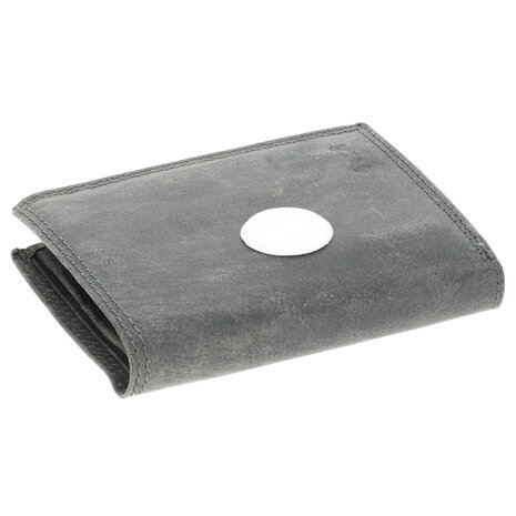 4 East Unisex Leather Wallet with RFID Protection | 8 Card Slots, Coin Pocket & Hidden Pockets | Genuine Leather Billfold - Grey | 11X9X2cm | Ideal Gift for Him and Her 4 East Unisex Leather Wallet with RFID Protection | 8 Card Slots, Coin Pocket & Hidden Pockets | Genuine Leather Billfold - Grey | 11X9X2cm | Ideal Gift for Him and Her