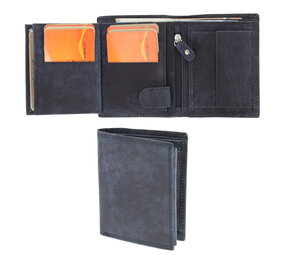 4 East Leather Wallet With RFID Protection | 8 Card Slots, Coin Pocket & Hidden Pockets | Genuine Leather | Navy Leather Wallet for Men & Women | 11X9X2cm | Ideal Gift for All 4 East Leather Wallet With RFID Protection | 8 Card Slots, Coin Pocket & Hidden Pockets | Genuine Leather | Navy Leather Wallet for Men & Women | 11X9X2cm | Ideal Gift for All