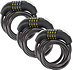 3x Top Quality Black Bicycle Lock Set with Number and Cable Lock - Anti-Theft, Lightweight (255g), 180cm x 10mm 3x Top Quality Black Bicycle Lock Set with Number and Cable Lock - Anti-Theft, Lightweight (255g), 180cm x 10mm