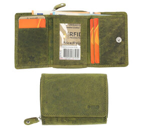 4 East Unisex Overslagportemonnee Heren & Dames | Echt Leren Portemonnee met RFID | Kleine Portemonnee met Rits | Pasjeshouder met 5 Vakken | Cadeau voor Hem & Haar | 11x9x3 cm - Olijfkleurig 4 East Unisex Overslagportemonnee Heren & Dames | Echt Leren Portemonnee met RFID | Kleine Portemonnee met Rits | Pasjeshouder met 5 Vakken | Cadeau voor Hem & Haar | 11x9x3 cm - Olijfkleurig