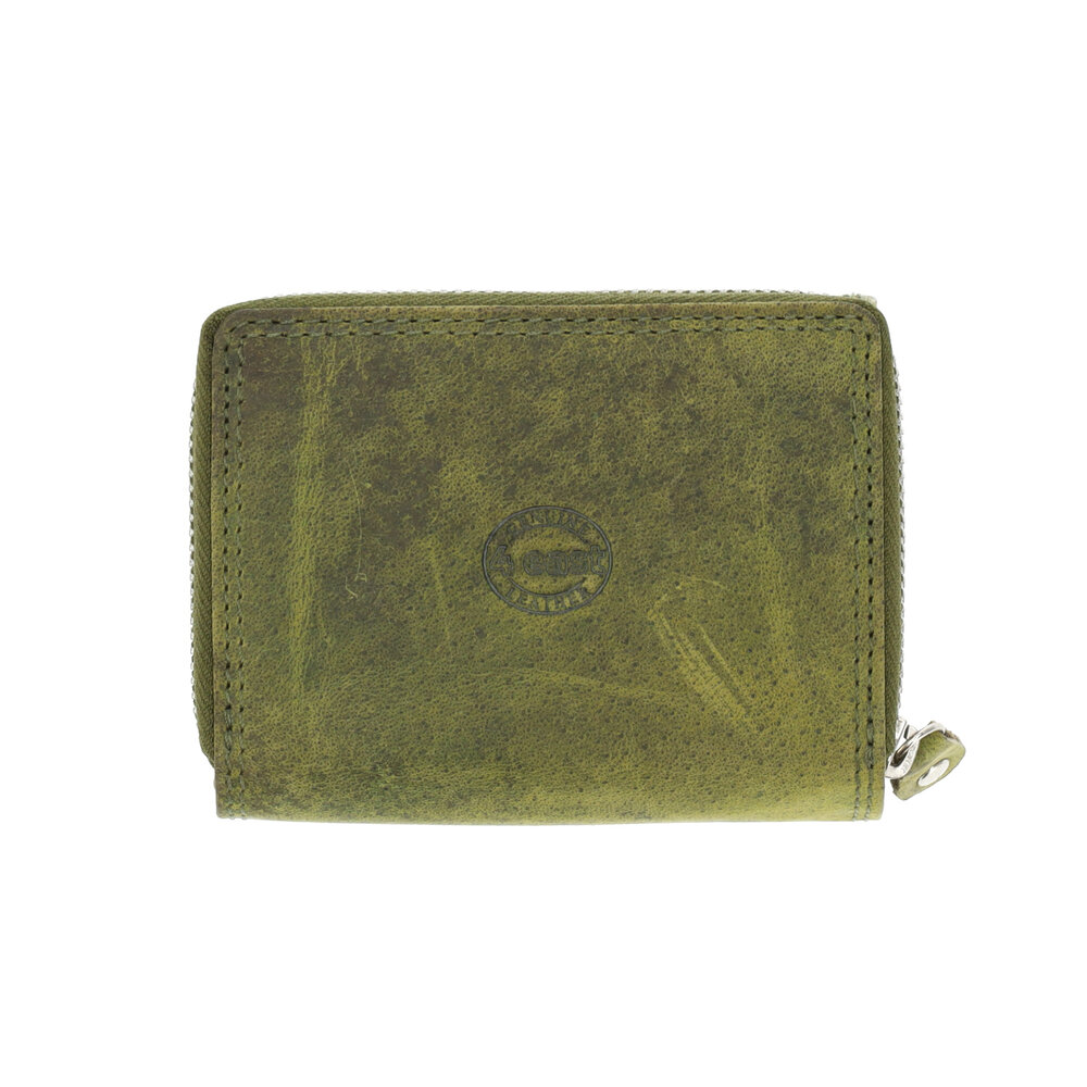 4 East Unisex Leather Wallet with Zipper | 5 Credit Card Slots & Coin Pocket | Pure Leather Wallet with RFID Protection - Olive | 11X9X3cm 4 East Unisex Leather Wallet with Zipper | 5 Credit Card Slots & Coin Pocket | Pure Leather Wallet with RFID Protection - Olive | 11X9X3cm
