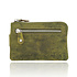 Sleutelhanger portemonnee | unisex - rfid bescherming | mini portemonnee met rits & pasjehouder | 4 kaartsleuven & 2 sleutelring | 12.5x8x1cm -olive Sleutelhanger portemonnee | unisex - rfid bescherming | mini portemonnee met rits & pasjehouder | 4 kaartsleuven & 2 sleutelring | 12.5x8x1cm -olive