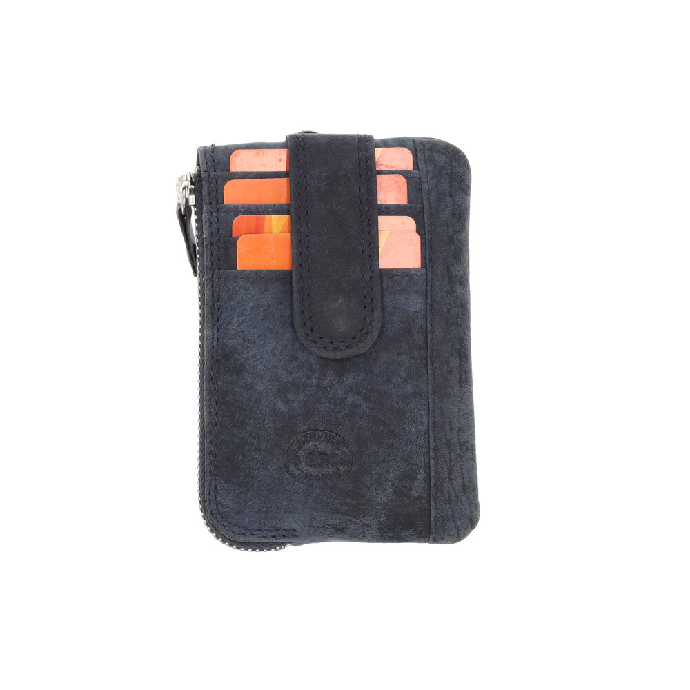 4 East Mini portemonnee sleutelhanger | unisex - rfid anti skim | kliene portemonnee met rits | 4 kaartsleuven & 2 seutelring | 12.5x8x1cm - Navy 4 East Mini portemonnee sleutelhanger | unisex - rfid anti skim | kliene portemonnee met rits | 4 kaartsleuven & 2 seutelring | 12.5x8x1cm - Navy