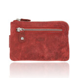 4 East Mini portemonnee sleutelhanger | unisex rfid sleuteletui | mini portemonnee met rits | 4 pasjeshouder, 2 sleutelring &muntvak | 12.5x8x1cm - rood 4 East Mini portemonnee sleutelhanger | unisex rfid sleuteletui | mini portemonnee met rits | 4 pasjeshouder, 2 sleutelring &muntvak | 12.5x8x1cm - rood