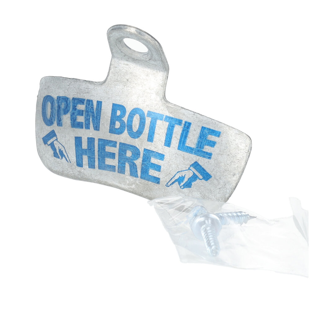 Discountershop Vintage Wandflesopener | Staalen Muur Flesopener voor Verzamelaars | 8x6.5x3cm | Gebruik als Bieropener Muur voor Uw Man!