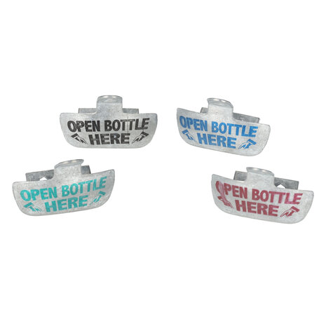 Discountershop Vintage Wandflesopener | Staalen Muur Flesopener voor Verzamelaars | 8x6.5x3cm | Gebruik als Bieropener Muur voor Uw Man!